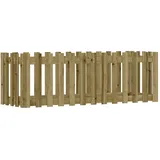 vidaXL Hochbeet Lattenzaun-Design 150 x 50 x 50 cm Braun