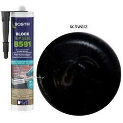Bostik Block B591 Top Seal Bitumen Dichtstoff 300ml Kartusche schwarz
