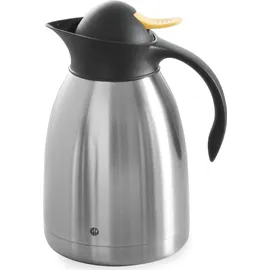 HENDI Isolierkanne schwarz/gelb 1,5 l