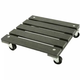 Siena Garden Pflanzenroller WPC 30 x 30 cm, anthrazit Tragkraft: 60 kg