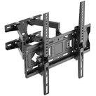 muchen TV-Wandhalterung TV Wandhalterung für 32" 43" 48" 55" 65" Neigbar Schwenkbar Wandhalter, (bis 65 Zoll, Für TCL LG SAMSUNG TOSHIBA PHILIPS HISENSE Fernseher, Für Fernseher 65 55 50 48 43 40 32 26 Zoll) schwarz