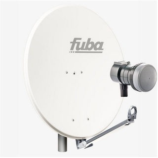 Fuba DAL 801 W Sat Anlage Antenne Schüssel Spiegel Single LNB DEK 117 1 Teilnehmer Alu Sat-Schüssel/Sat-Spiegel weiß Fuba DEK 117 Single LNB