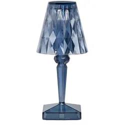 Kartell - Battery Portable Tischleuchte IP54 Hell Blau