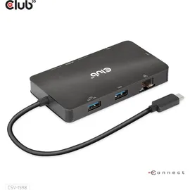 Club 3D Dockingstation - USB-C 3.2 Gen 2 - 2 x DP