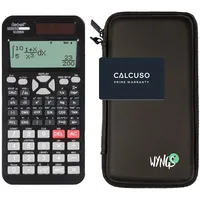 Rebell SC2080S Taschenrechner inklusive Schutztasche von WYNGS in Schwarz