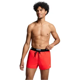 Puma Logo Badeshorts Red M