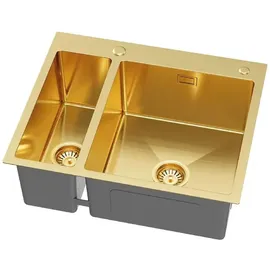 QLS AIDA 61 x 51 cm Edelstahl Gold