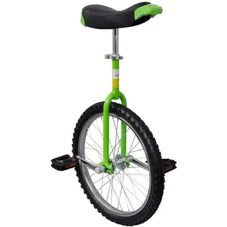 vidaXL Einrad Verstellbar Grün 20 Zoll