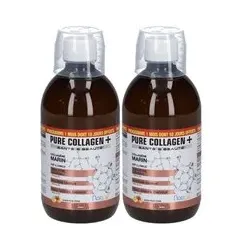 ERIC FAVRE Pure Collagen + - Formule liquide Format éco Sirop 2x500 ml