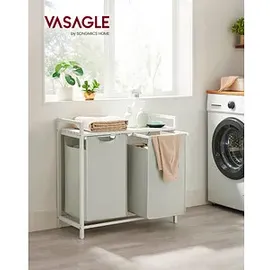 VASAGLE Wäschesortierer weiß