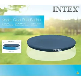 Intex Poolabdeckung blau 396 cm