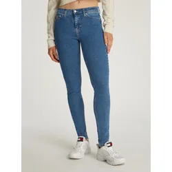 Skinny-fit- »Nora Mid Rise Skinny Fit«, mit Waschung, mit Logo-Badge, Gr. 30 - Länge 28, Denim Medium1, , 63964931-30 Länge 28