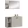 Möbel Boss Garderobenkombination 2-teilig  Station 106 x 37 x 192 cm creme