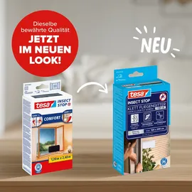 Tesa Fliegengitter COMFORT 120 x 240 cm Anthrazit