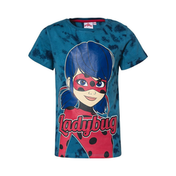 Miraculous - Ladybug T-Shirt Miraculous T-Shirt für Mädchen blau 104/110