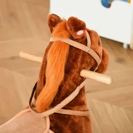 Homcom Schaukelpony braun