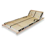 Lattenrost 120 x 200 cm – Stabiler Lattenrahmen zur Selbstmontage – Verstellbares Kopfteil – 7-Zonen-Lattenrost aus Birken-Schichtholz – 28...