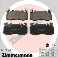 ZIMMERMANN Bremsbelagsatz, Scheibenbremse