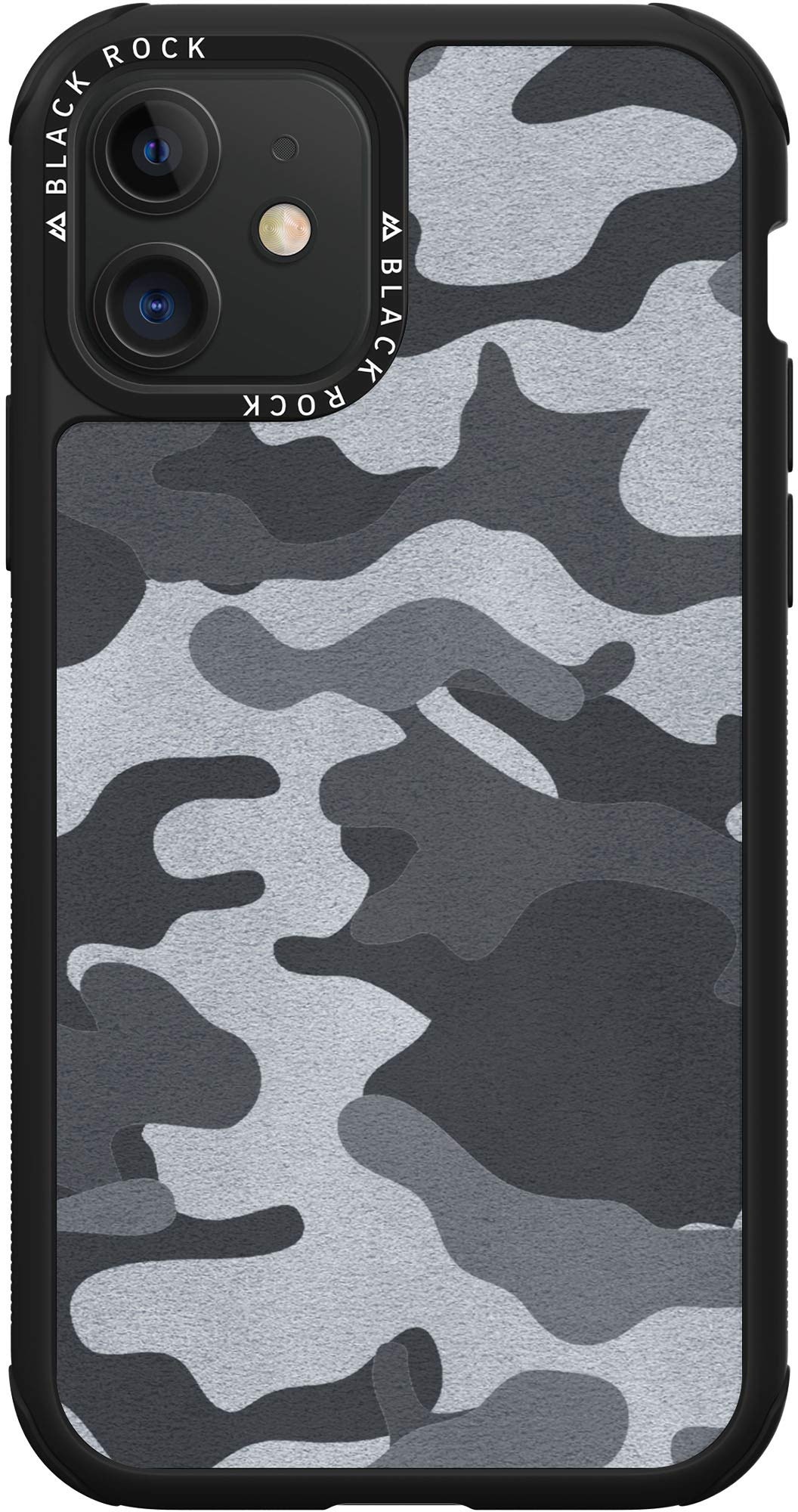 Black Rock Robust Case Real Leather Camo Hülle für Apple iPhone 11 Camo Schwarz