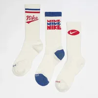 Nike drei paar nike everyday plus crew socken weis - 38-42