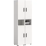 xonox.home Xonox Wohnwand, Weiß, Holzwerkstoff, 65x178x34 cm Wohnzimmer, Wohnwände, Anbauwände