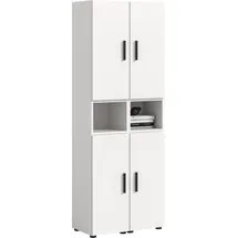 xonox.home Xonox Wohnwand, Weiß, Holzwerkstoff, 65x178x34 cm Wohnzimmer, Wohnwände, Anbauwände