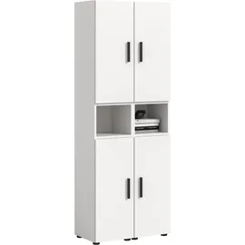 xonox.home Xonox Wohnwand, Weiß, Holzwerkstoff, 65x178x34 cm Wohnzimmer, Wohnwände, Anbauwände