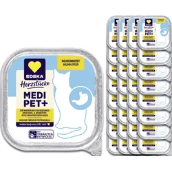 EDEKA Herzstücke Medi Pet+ Schonkost Huhn pur 32x100G