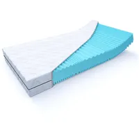 MSS e.K. Aqua Deluxe 7 Zonen Kaltschaummatratze H2&H3 -