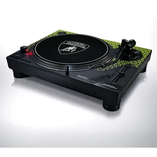 Technics SL-1200M7PEG, Lamborghini Edition Direktantrieb-Plattenspieler-System, Kernloser Motor, Vinyl-Plattenspieler mit 3 Geschwindigkeiten, Nadelbeleuchtung, Grün