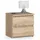 abamihome Nachtschrank Akord 40 x 40 x 35 cm Sonoma-Eiche
