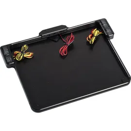 HEINZ BIKES All-In-One 2.0 Rück-/Kennzeichenhalter mit Blinker Schwarz 210 x 170 mm