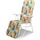 barths Chiemsee Relaxsessel 58 x 75 x 108 cm Gelb/Weiß