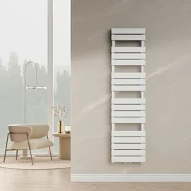 neu.haus Handtuchheizkörper Voss 1600 x 400 mm 720 W weiß Mittelventil