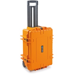 B&W International B&W Outdoor Case Typ 6700   2 Rollen 42,8 l - Orange Mit Variabler Facheinteilung