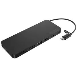 Lenovo - B2B Flaches USB-C-Reisedeck, Universal, Eclipse-Schwarz
