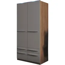 Priess Wäscheschrank Barcelona 94 x 193 x 54 cm Weiß