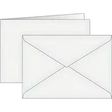 Brunnen Brief-/Falt-/Visitenkarte, unbedruckt Briefkarte, A6, 250 g/qm, 10 Blatt