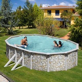 myPOOL Feeling Set 500 x 300 x 120 cm Steinoptik