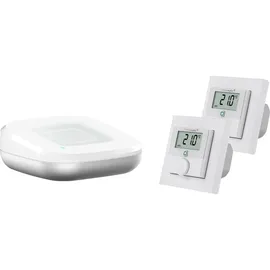 Homematic IP Set Raumklima AP + 2 Wandthermostate 2 St. Weiß