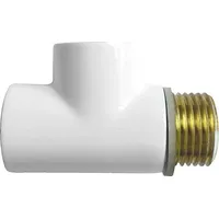 NOVASERVIS 1/2" T-Stück für Heizung, weiß