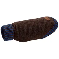Hunter Hundepullover Odense 40 mit Mütze (Set), braun/blau