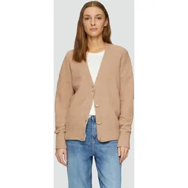 s.Oliver Strickjacke aus Baumwoll-Bouclé Braun 46