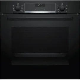 Bosch Herdset 71 Liter AirFry mit Elektrokochfeld Schwarz/Silber