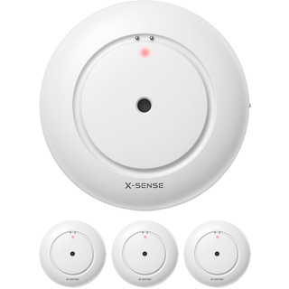 X-Sense Wi-Fi Wassermelder mit Batterie, Wassersensor IP66, WLAN-Wassersensor, ein Zubehörteil für das SWS54-Wassersensor-Kit, Einzelverpackung, Modell SWS51, 3 Stück
