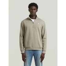 G-Star Premium Core Half Zip Sweater Herren Beige/Grau XXL