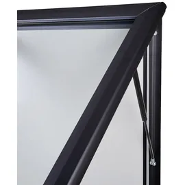 Showdown Displays Showdown® Displays Schaukasten Premium grau 24x DIN A4 192,5 x 4,7 x 106,7 cm, 1 St.