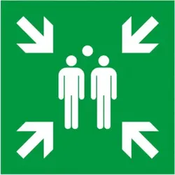 Gramm Medical Symbol Sammelstelle, Kunststoff, 150 x 150 mm