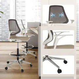 HJH Office TOP Work Style Stoff Beige