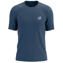 compressport Herren Performance SS T-Shirt blau